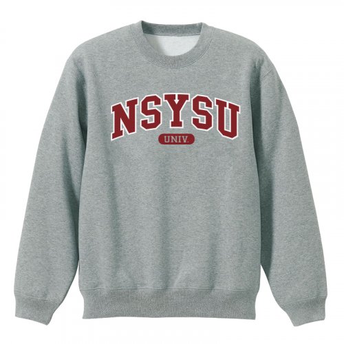 NSYSU經典款美式大學T_灰